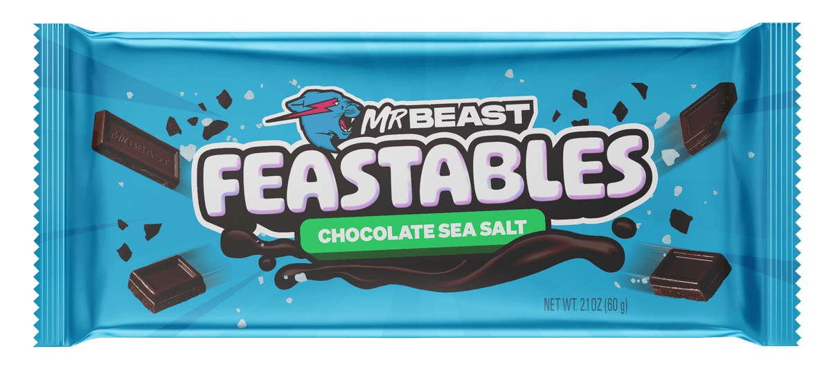 Feastables MrBeast Bar Dark Chocolate Sea Salt 60g