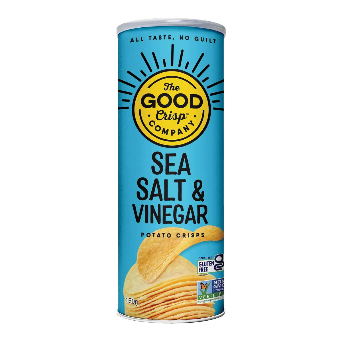 The Good Crisp Company Sea Salt & Vinegar 5.6oz / 160g