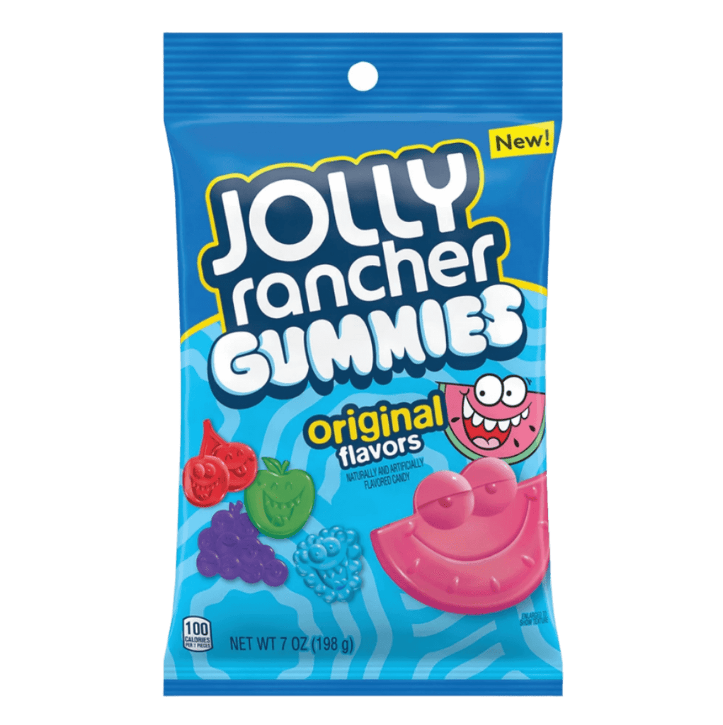 Jolly Rancher Gummies Original Peg Bag 7oz / 198g