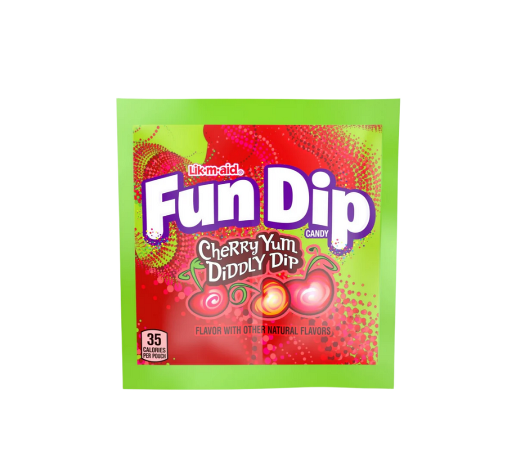 LIK-M-AID Fun Dip Cherry Yum Diddly Dip 0.43 oz / 12g