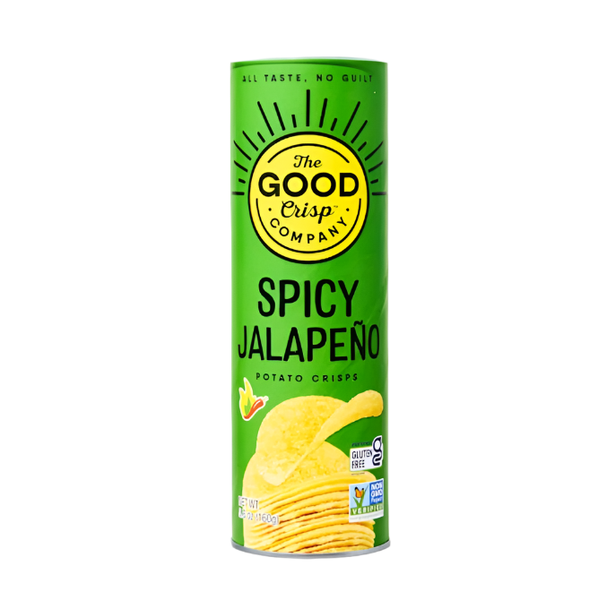 The Good Crisp Company Spicy Jalapeno 5.6oz / 160g