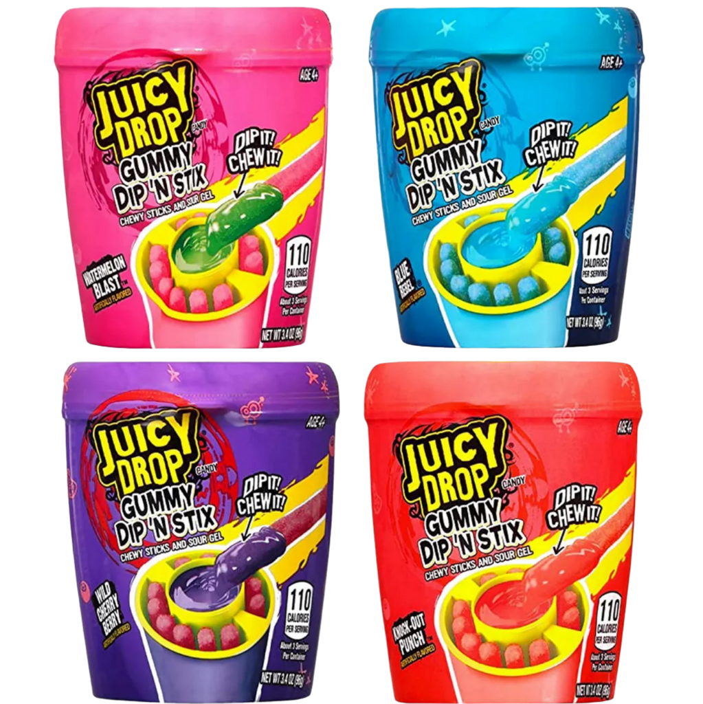 Topps Juicy Drop Gummy Dip 'n Stick 