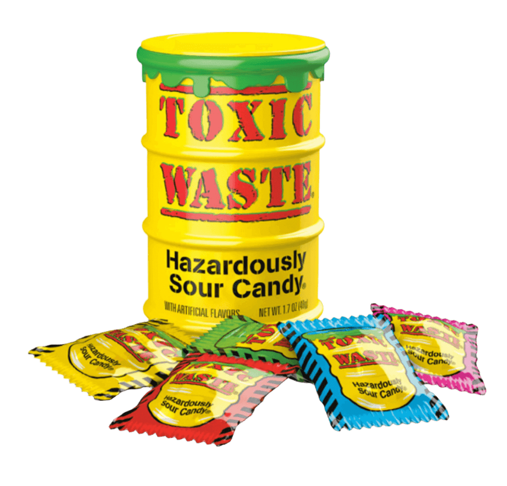 Toxic Waste Hazardously Sour Candy Drum 48g