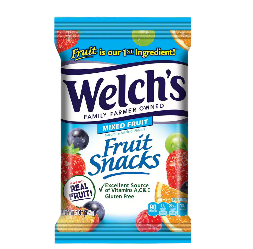 Welch's Fruit Snacks Mixed Fruits 5oz / 142g